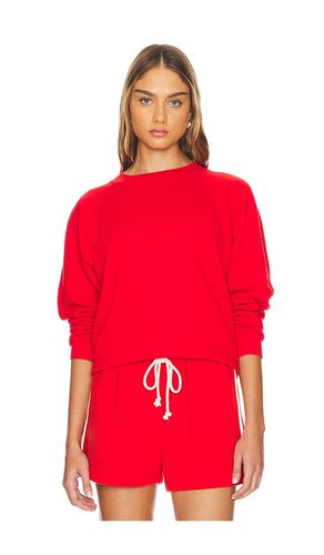 Eco terry crewneck sweatshirt in color red size XS in - Red. Size XS (also in XXS) - DONNI. - Modalova