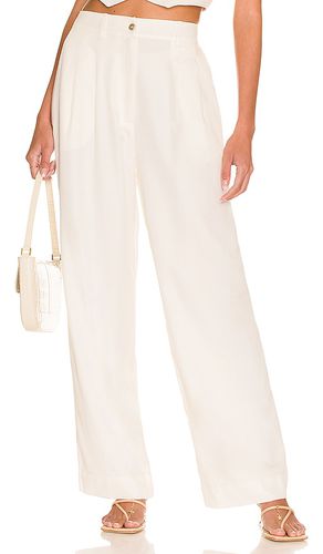 Pantalones plisados en color talla L en - Cream. Talla L (también en M, S, XL, XS) - DONNI. - Modalova