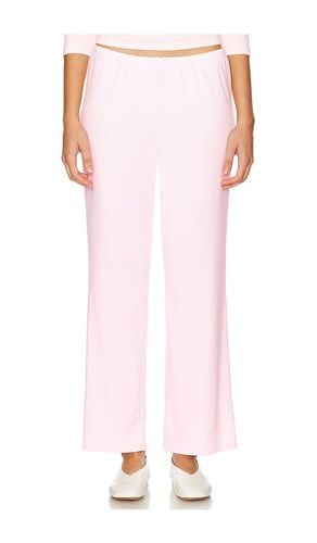 Pantalones de cintura elástica en color rosado talla L en - Pink. Talla L (también en M, S, XL, XS) - DONNI. - Modalova