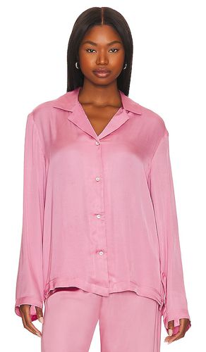 Silky shirt in color pink size L in - Pink. Size L (also in M, S) - DONNI. - Modalova