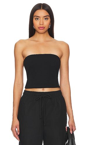 Rib tube top en color negro talla M en - Black. Talla M (también en L, XL, XXS) - DONNI. - Modalova