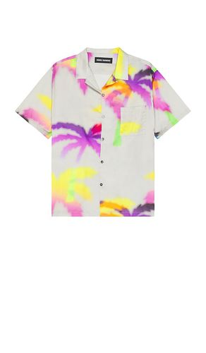 Short sleeve hawaiian shirt in color light grey size L in - Light Grey. Size L (also in M, XL/1X) - DOUBLE RAINBOUU - Modalova