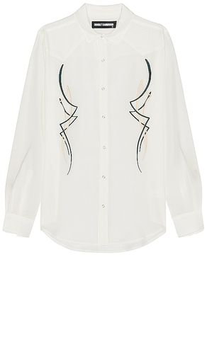 Camisa en color blanco talla M en - White. Talla M (también en S, XL/1X) - DOUBLE RAINBOUU - Modalova