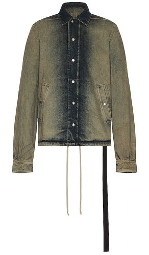 Denim Snapfront Jacket in . Size M, L - DRKSHDW by Rick Owens - Modalova