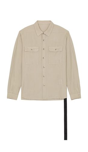 Camisa en color beige talla L en - Beige. Talla L (también en M, XL/1X) - DRKSHDW by Rick Owens - Modalova