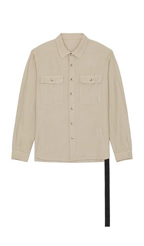 Camisa en color beige talla M en - Beige. Talla M (también en XL/1X) - DRKSHDW by Rick Owens - Modalova