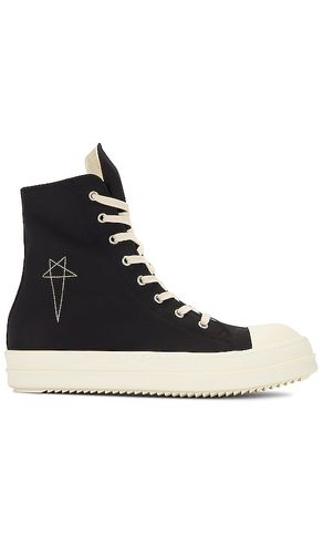 High Top Sneaks with Pentagram Embroidery in . Taglia 42, 43, 44, 45 - DRKSHDW by Rick Owens - Modalova