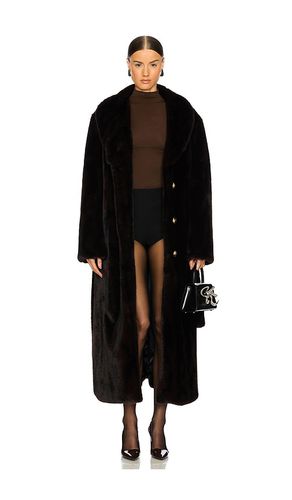 Rae Faux Fur Coat in . Taglia XS - Ducie - Modalova