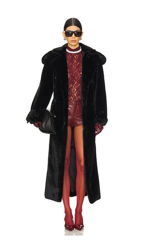 Thalia Faux Fur Coat in . Size M, S - Ducie - Modalova