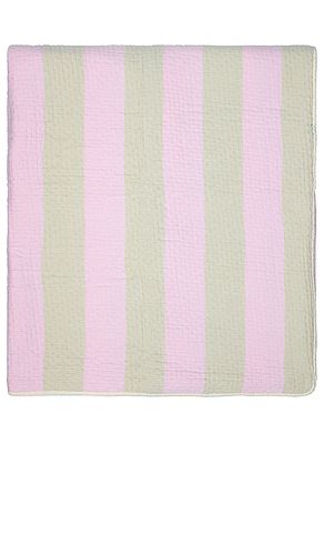 Colcha reina warm stripe queen coverlet en color rosado talla all en / - Pink. Talla all - Dusen Dusen - Modalova