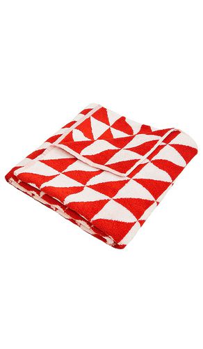 Bath towel in color red,white size all in - Red,White. Size all - Dusen Dusen - Modalova