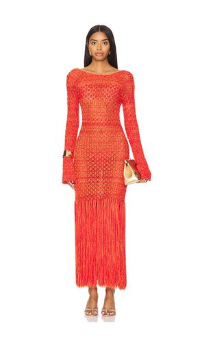 Vestido callista en color burnt orange talla L en - Burnt Orange. Talla L (también en S) - DEVON WINDSOR - Modalova