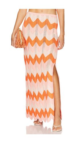 Falda sia en color naranja talla M en - Orange. Talla M (también en S) - DEVON WINDSOR - Modalova