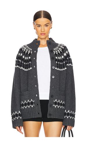 Jen Fair Isle Cardigan in . Size M, XL - EAVES - Modalova