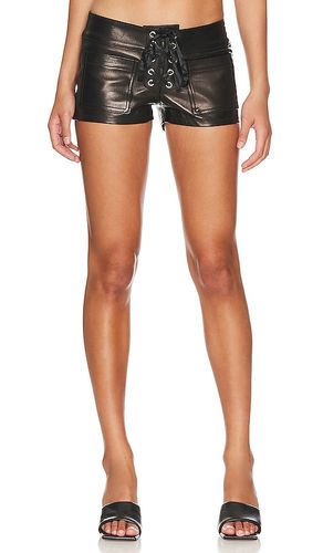 Leather Micro Lace Up Shorts in . Size 25, 26, 27, 28, 29, 30, 31 - EB Denim - Modalova