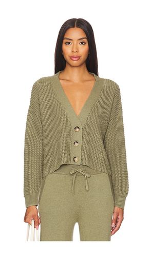 Recycled Sweater Cropped Cardigan in . Taglia L, XL - eberjey - Modalova