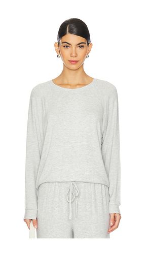 Jersey cozy time crew neck en color gris claro talla L en - Light Grey. Talla L (también en M, S, XS) - eberjey - Modalova