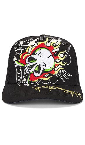 Gorra de camionero fire skull en color talla all en - Black. Talla all - Ed Hardy - Modalova