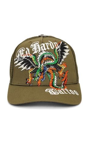 Rhinestone Dragon Wings Hat in - Ed Hardy - Modalova