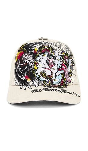 Embroidered Battle Skull Hat in - Ed Hardy - Modalova