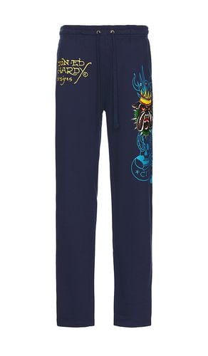 Pantalón deportivo panther en color azul talla XL/1X en - Blue. Talla XL/1X (también en XXL/2X) - Ed Hardy - Modalova