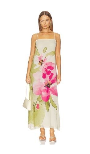 Vestido java tropical en color verde, rosa talla S (también en XL) - Especia - Modalova