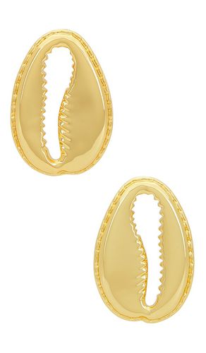 Concha earrings in color metallic gold size all in - Metallic Gold. Size all - Eliou - Modalova