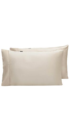 Conjunto de funda de almohada signature sateen pillowcase set en color ivory talla all en - Ivory. Talla all - Ettitude - Modalova