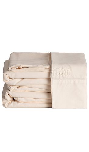 Juego de sábanas linen+ sheet set en color blanco talla all en - White. Talla all - Ettitude - Modalova