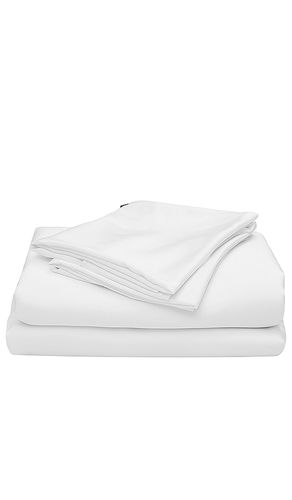 Juego de sábanas sateen solid sheet set en color blanco talla all en - White. Talla all - Ettitude - Modalova