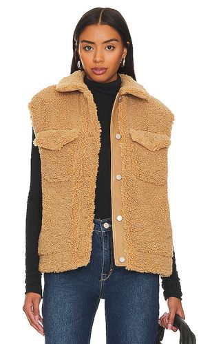 Coco faux fur vest in color tan size 10/M in - Tan. Size 10/M (also in 12/L, 8/S) - Ena Pelly - Modalova