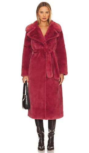 Tahnee longline faux fur jacket in color red size 6/XS in - Red. Size 6/XS (also in 8/S) - Ena Pelly - Modalova