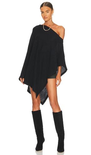 Cashmere poncho en color talla M-L en - Black. Talla M-L (también en XS-S) - Enza Costa - Modalova