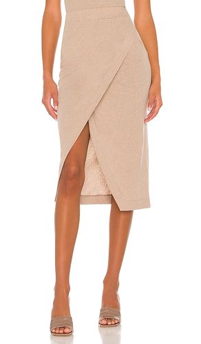 Falda en color taupe talla M en - Taupe. Talla M (también en S, XL) - Enza Costa - Modalova