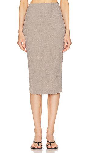 Puckered Pencil Skirt in . Taglia L - Enza Costa - Modalova