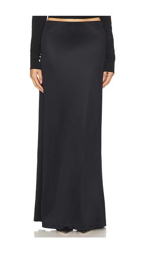 Falda maxi en color talla L en - Black. Talla L (también en M, S, XL, XS) - Enza Costa - Modalova