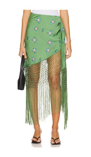 Falda fioretto draping fringe en color verde talla 32 en - Green. Talla 32 (también en 34, 36, 38, 40) - Essentiel Antwerp - Modalova