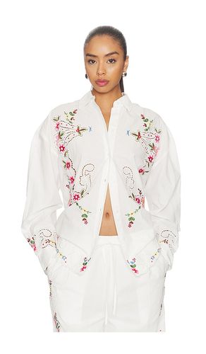 Jayme Embroidered Shirt in . Taglia 32. Also in 34, 36, 38 - Essentiel Antwerp - Modalova