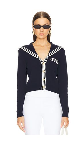 Sailor cardi en color azul marino talla L en - Navy. Talla L (también en M, XL) - FRAME - Modalova