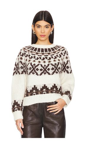 Jersey fairisle en color crema talla L en - Cream. Talla L (también en M, S, XL, XS) - FRAME - Modalova