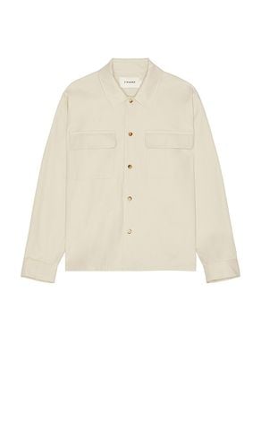 Sobrecamisa double pocket en color beige talla M en - Beige. Talla M (también en S, XL/1X) - FRAME - Modalova