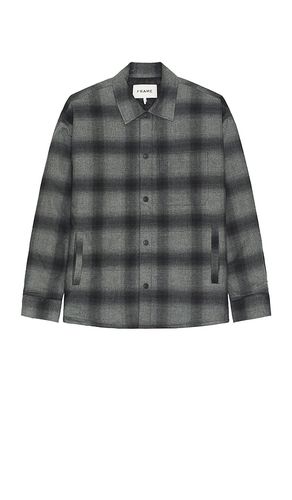 Plaid Overshirt in . Size XL/1X - FRAME - Modalova