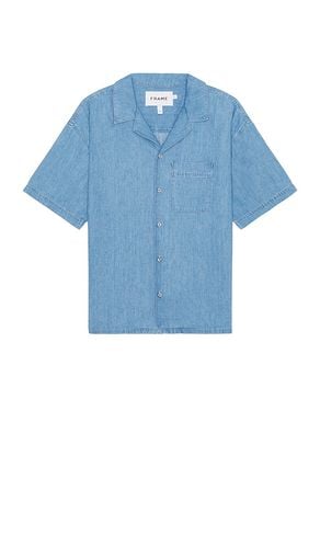 Chambray Camp Collar Shirt in . Size S - FRAME - Modalova