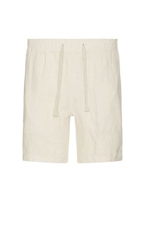 Essential linen short en color crema talla L en - Cream. Talla L (también en M, S, XL/1X) - Faherty - Modalova