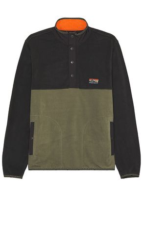 Low pile fleece popover in color black size L in & - Black. Size L (also in M, S) - Faherty - Modalova