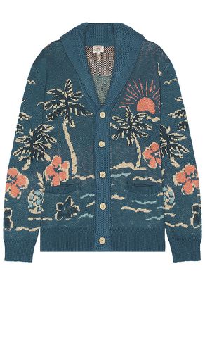 Offshore swell cardigan in color blue size L in - Blue. Size L (also in M) - Faherty - Modalova
