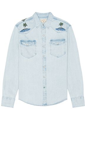 Sun & Waves Embroidered Shirt in -. Taglia M - Faherty - Modalova