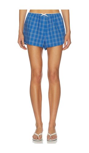 Leya Short in Flor Check Cobalt in . Taglia S. Also in M - FAITHFULL - Modalova