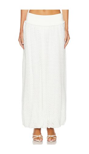 Falda maxi ciele en color blanco talla L en - White. Talla L (también en M, S, XL, XS) - FAITHFULL THE BRAND - Modalova