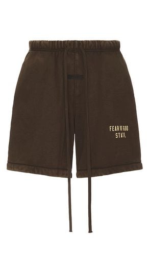 Heavy fleece soccer short en color talla L en - Brown. Talla L (también en M, S, XL) - Fear of God ESSENTIALS - Modalova